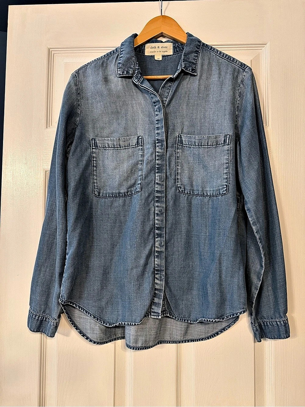 Cloth & Stone Denim Button Down Shirt